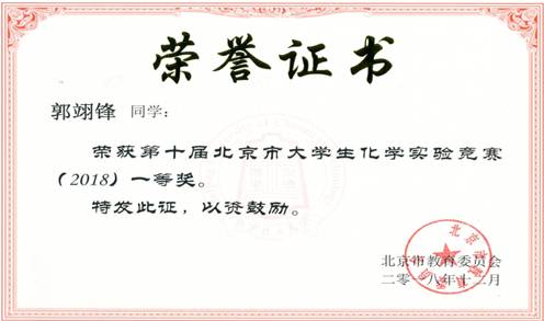 第十届大学生化学实验竞赛一等奖--郭翊锋.jpg